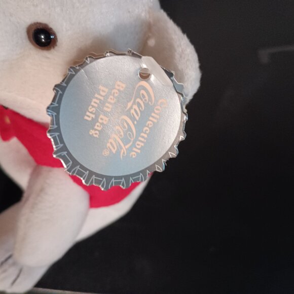 Coca Cola Bean Bag Plush Bear 1997 - Picture 4 of 11